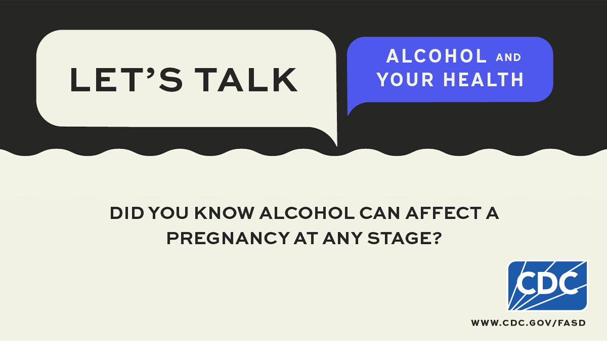 Let's talk and your health Alcohol graphic 1200 x 675