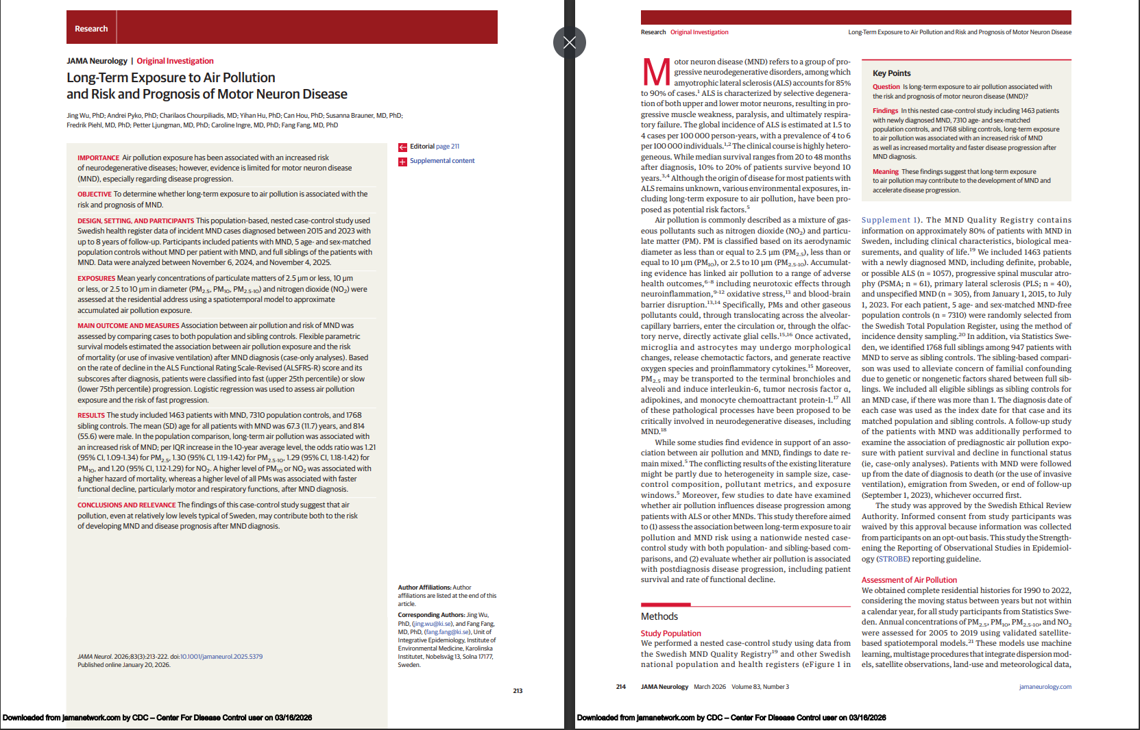Image of first two pages of a scientific paper.