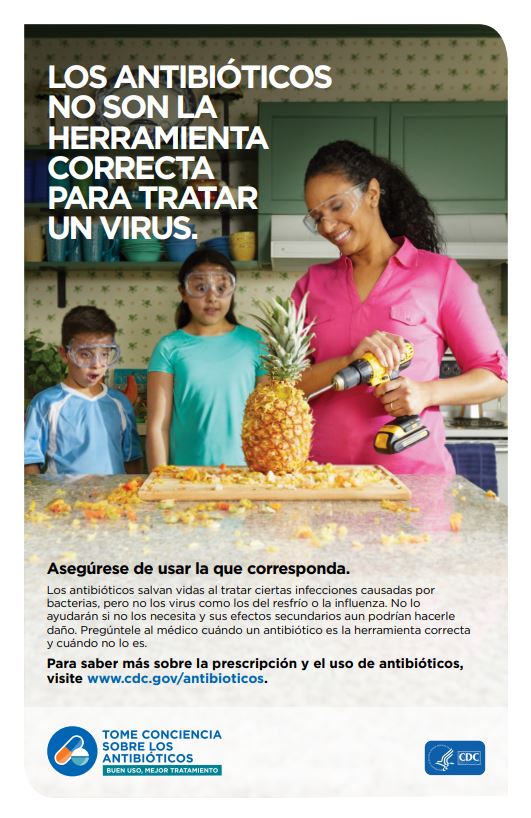 LOS ANTIBI&Oacute;TICOS NO SON LA HERRAMIENTA CORRECTA PARA TRATAR UN VIRUS