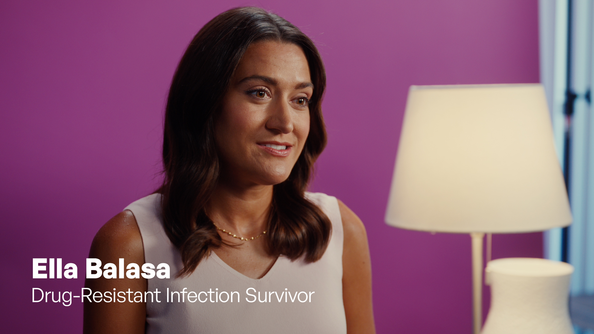 Ella Balasa, drug-resistant infection survivor