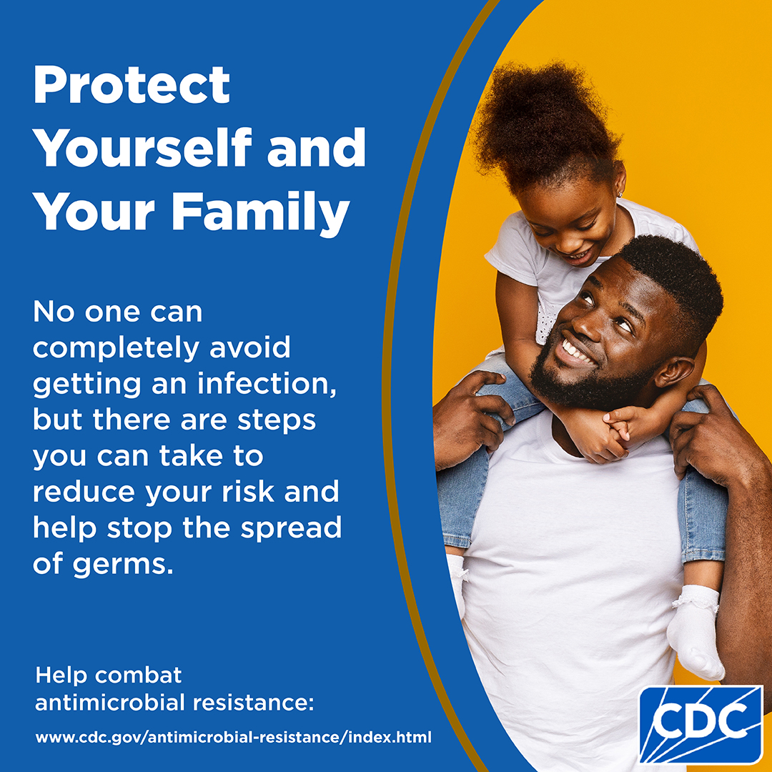 Protect yourself and your family. No one can completely avoid getting an infection, but there are steps you can take to reduce your risk and help stop the spread of germs.