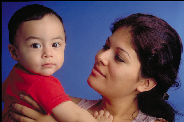 Healthy baby and mom Decorative image: Healthy baby and mom