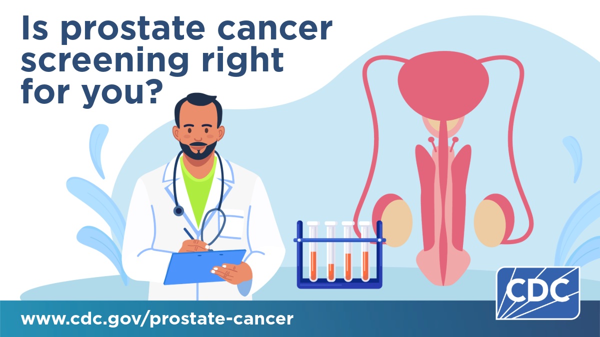 Rectangular image: Is prostate cancer screening right for you?