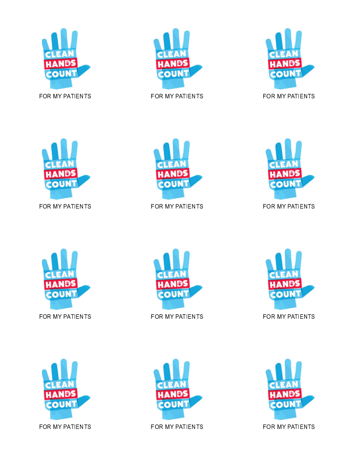thumbnail for clean hands count for my patients