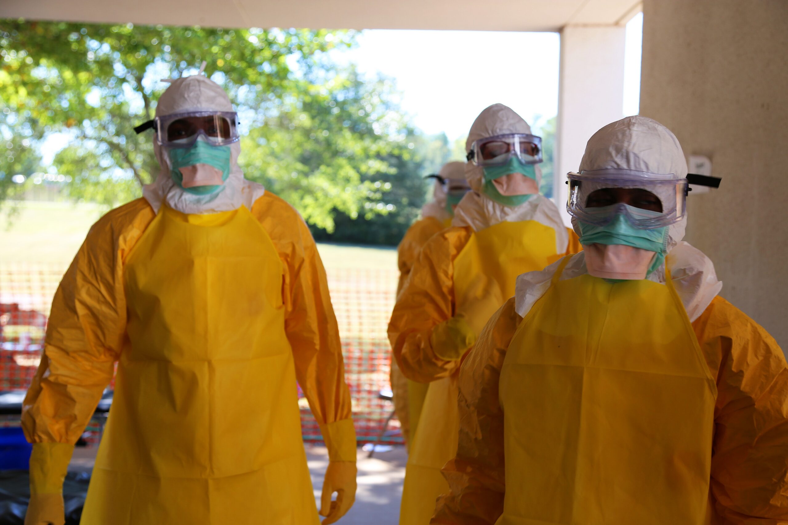 Healthcare workers in PPE