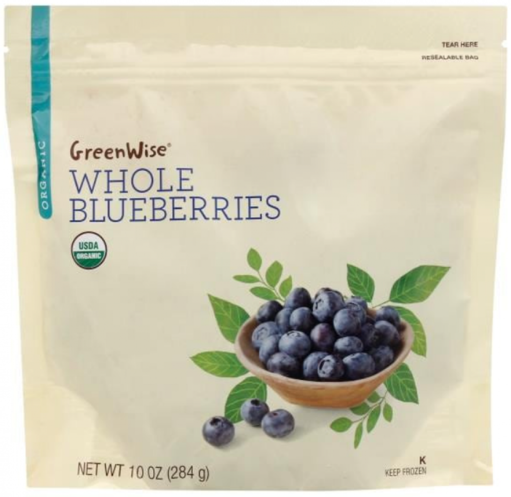 Frozen GreenWise Organic IQF Blueberries