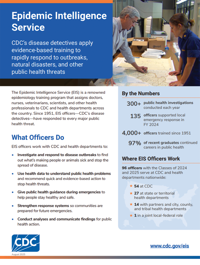 Fact sheet first page.