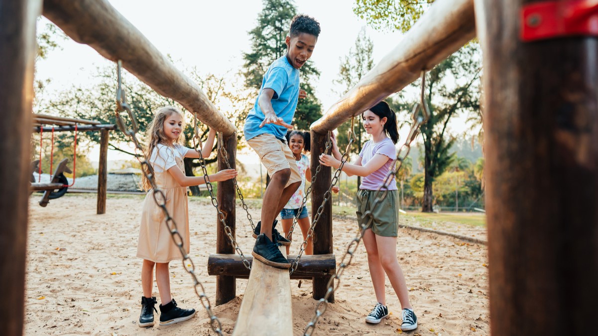 Children playing