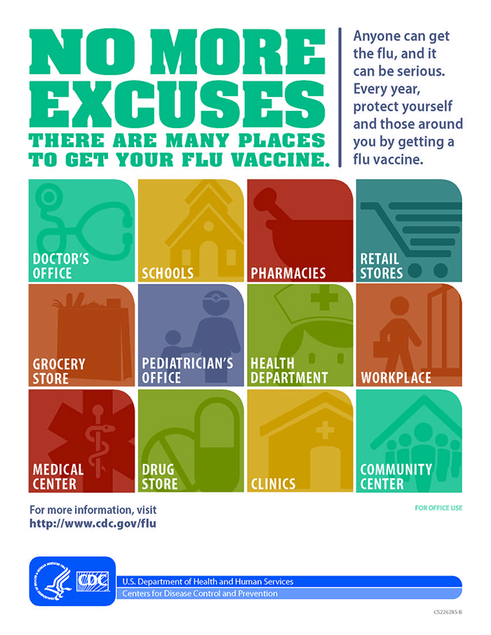 No More Excuses: There are Many Places to Get your Flu Vaccine