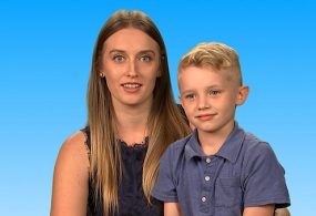 Tyler and his mom, Erika