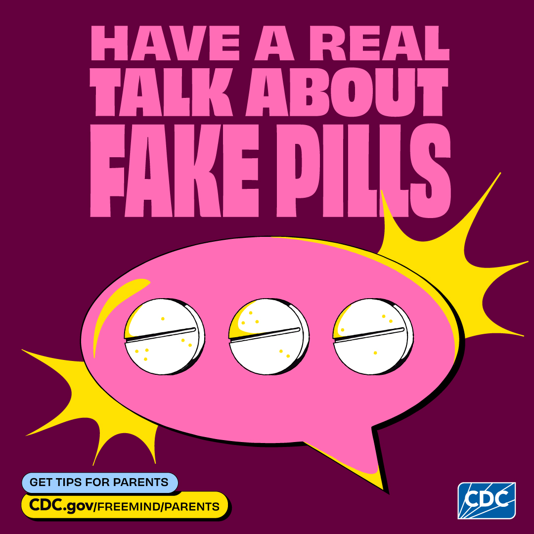 Have a real talk about fake pills.