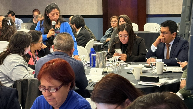 Public health professionals from Central America gather to attend the 7-1-7 timeliness training