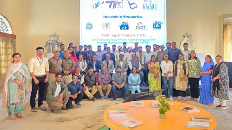 Rajasthan Trains Community Leaders in Disaster Preparedness group photo