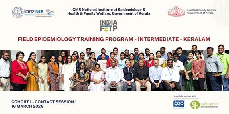 Kerala launches first I-FETP cohort, training spans six states. Group photo