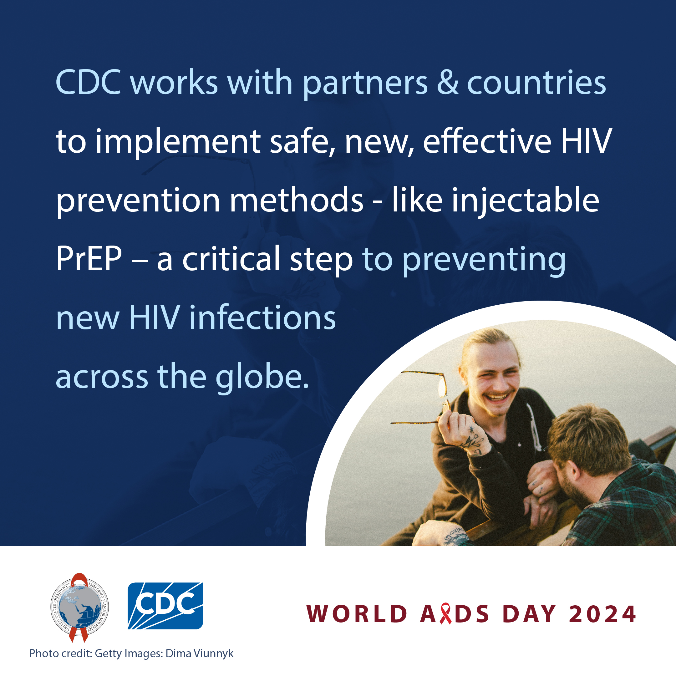 WAD2024 - Ukraine SM Card World AIDS Day 2024 graphic