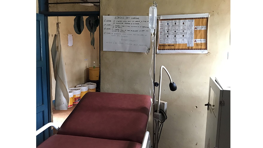 clinic on location in Tanzania