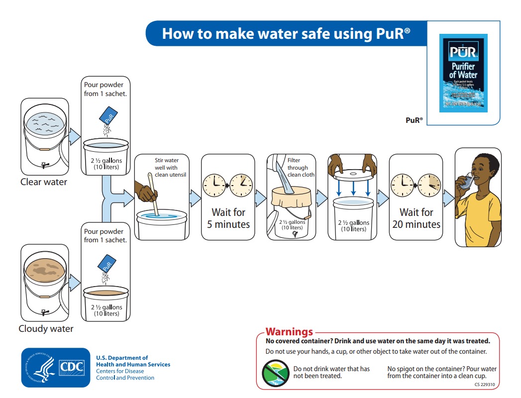 thumbnail image of "how to make water safe using pur&reg; (africa)"