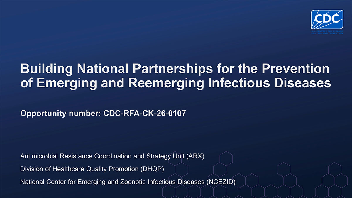 Building National Partnerships for the Prevention of Emerging and Reemerging Infectious Diseases - Presentation Thumb Image