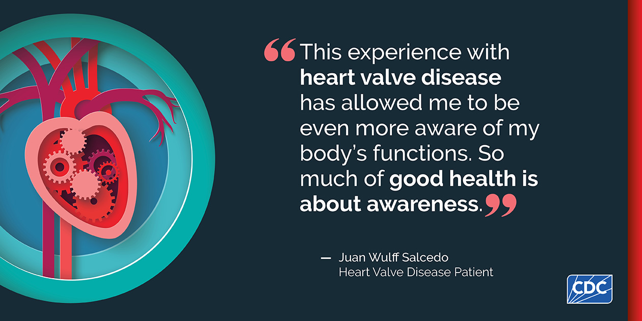 Juan Wulff Salcedo, heart valve disease patient