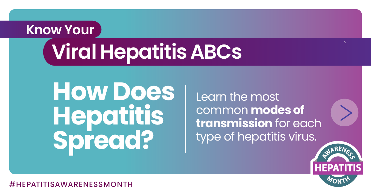 How does viral hepatitis spread? Learn the most common modes of transmission for each type of hepatitis virus.