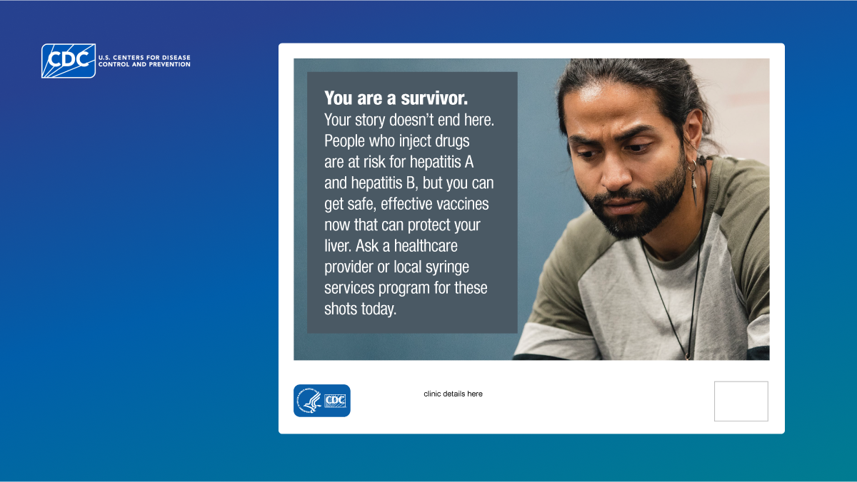 You Are a Survivor: Get Vaccinated Against Hepatitis - Logo Version