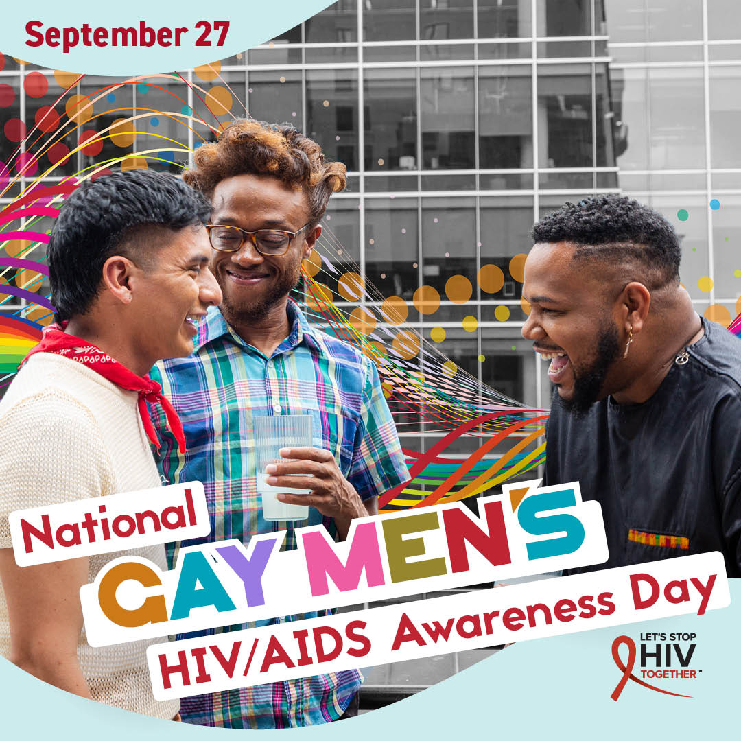 National Gay Men&rsquo;s HIV/AIDS Awareness Day is September 27.