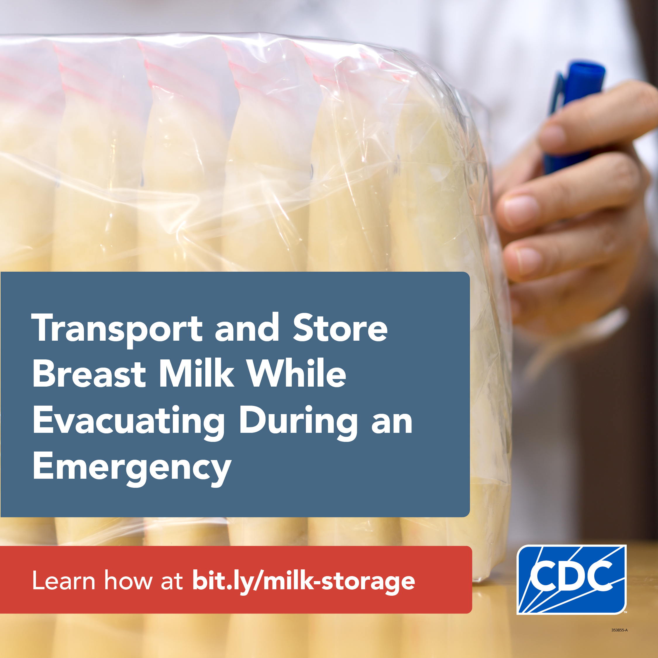 Transport and storage breast milk while evacuating during an emergency. Learn how at bit.ly.com/store_milk