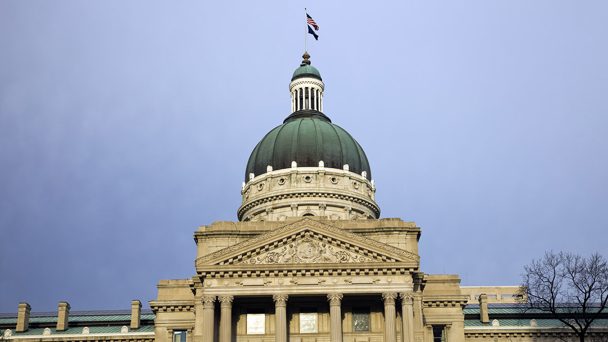 A building with a dome in Marion County, Indiana