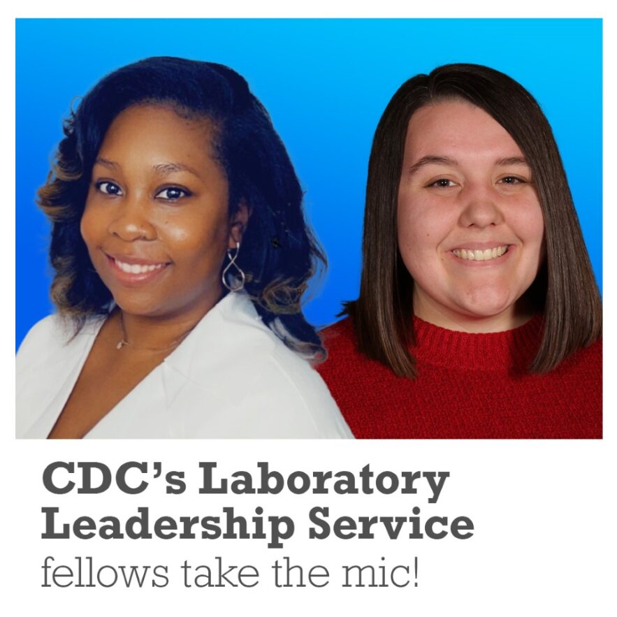 LLS officers Courtnee’ Bell and Emily Yarosz (class of 2022)