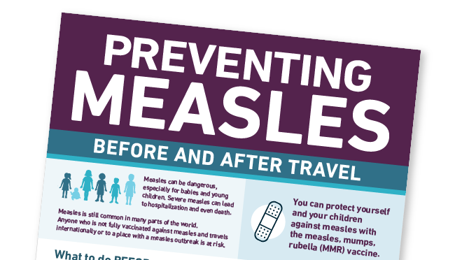 Preventing Measles Before and After Travel