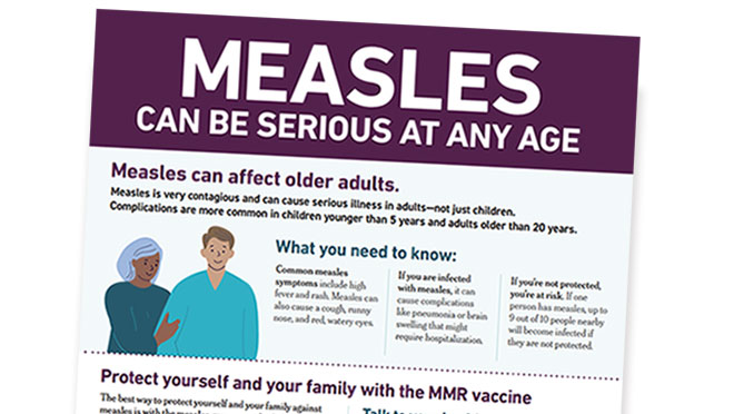 Measles in Older Adults
