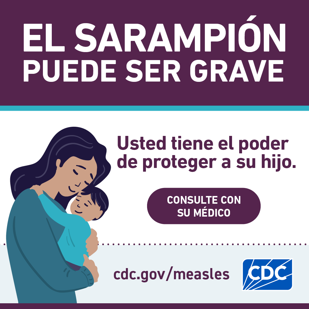Measles can be serious - graphic 5 in Spanish