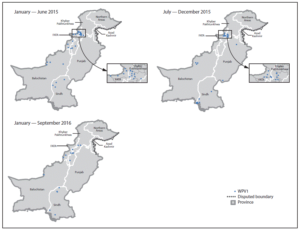m6546a4f2.gif The figure above is a map showing the location of wild poliovirus type 1 cases in Pakistan during January 2015âOctober 2016.