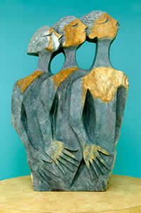 three-figures-sculpture Sculpture with three figures