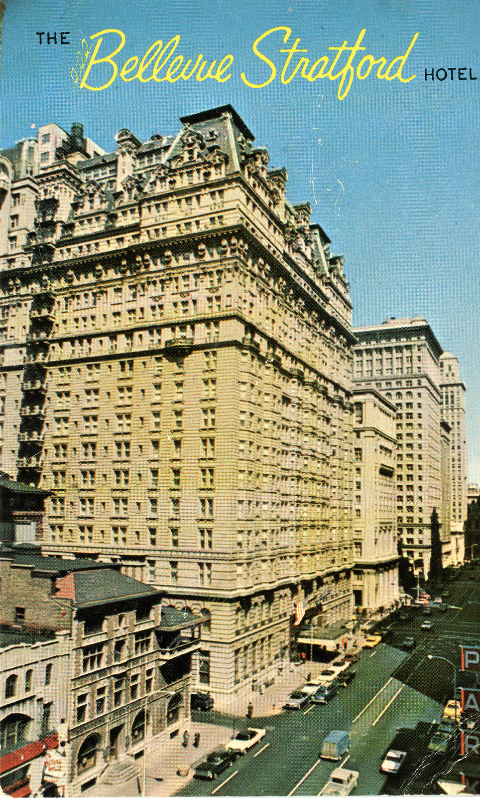 phapproach02 Bellvue-Stratford Hotel Postcard