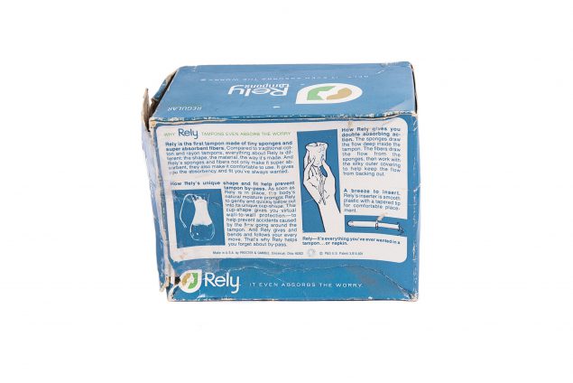 outofmuseum02 Back of Rely tampon box