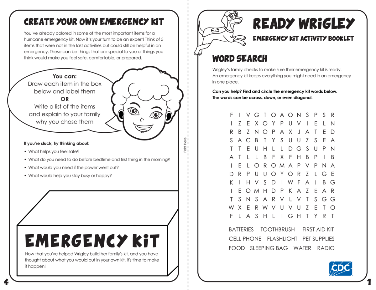 Ready Wrigley Emergency Kit - Print Only