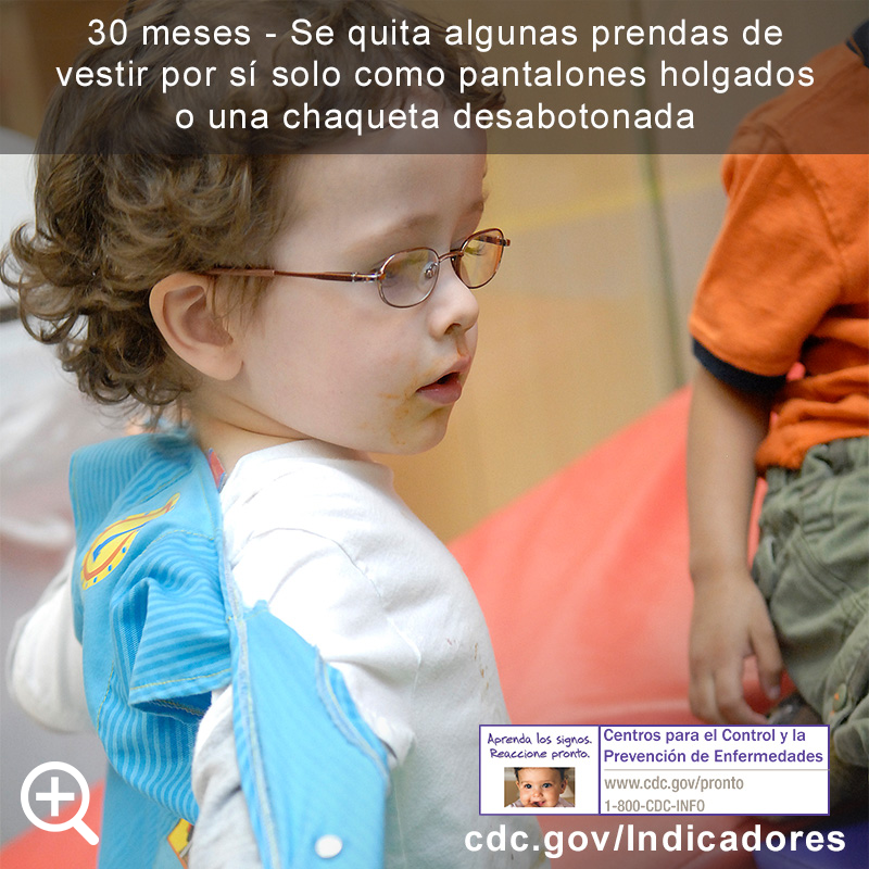 Se quita algunas prendas de vestir por s&iacute; solo como pantalones holgados o una chaqueta desabotonada