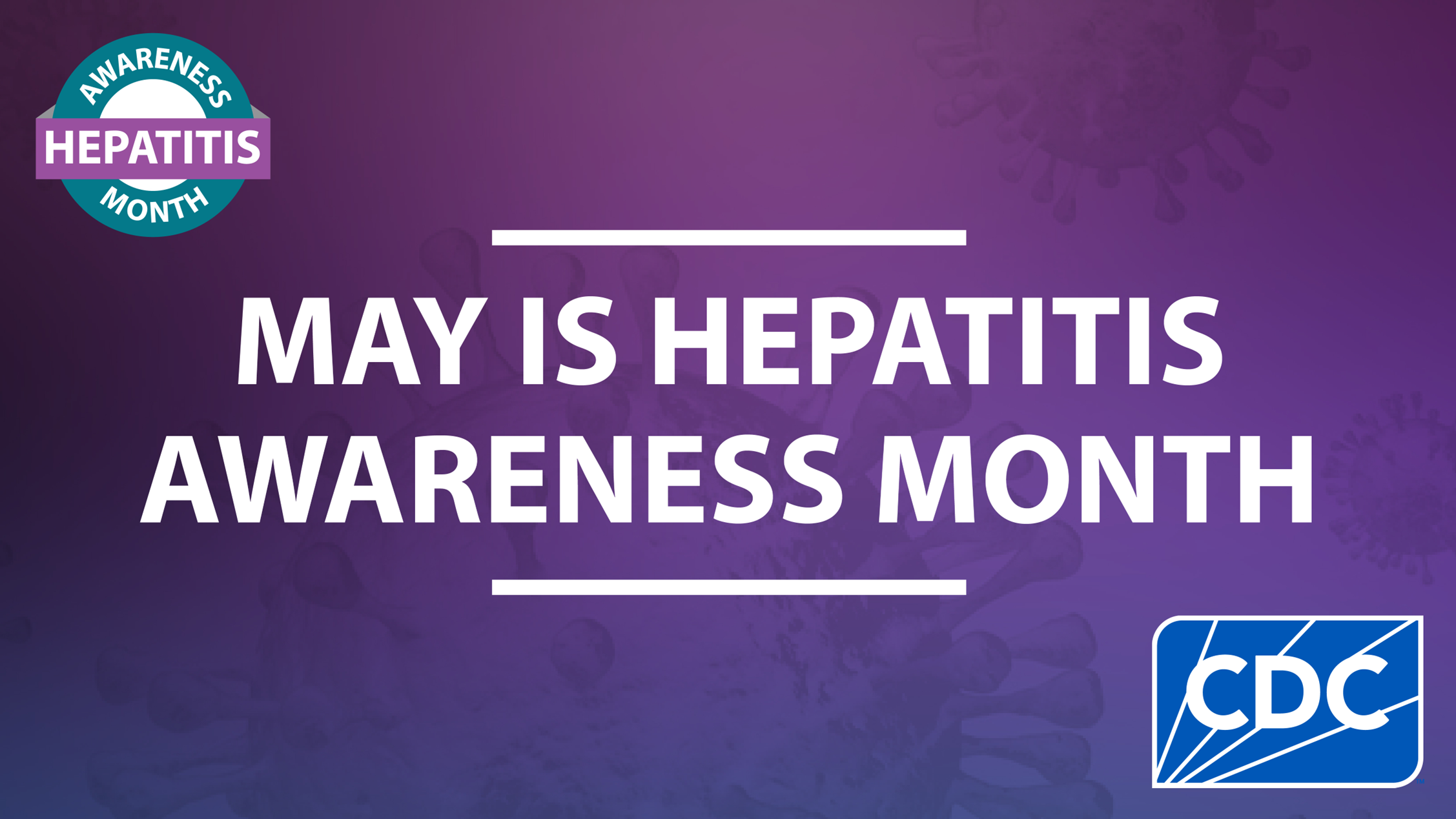 Hepatitis Awareness Month logo