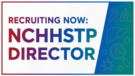 Icon photo that says "Recruiting now: NCHHSTP Director"