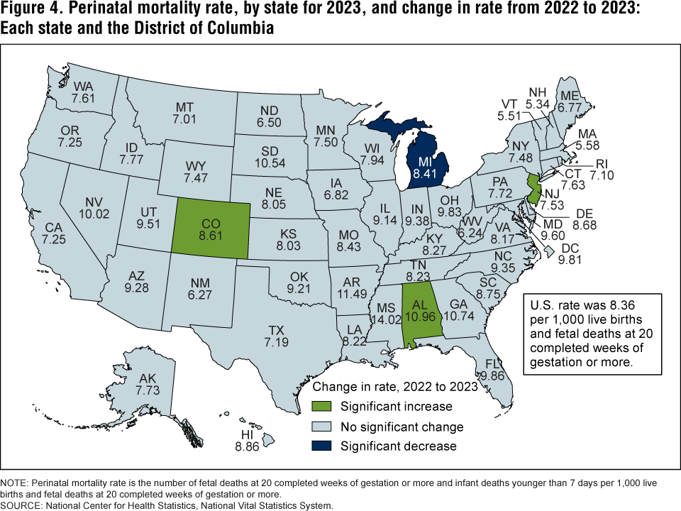 Figure 4 is a bar graph showing the mean percentage of calories from fast food among adults age 20 and older by age group and weight status in the United States for August 2021&ndash;August 2023.