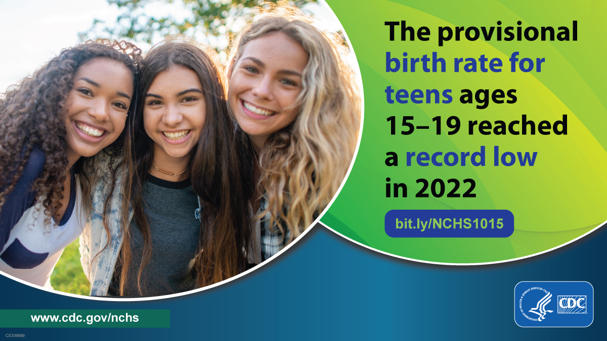 A circle image on the left shows three teenage girls smiling