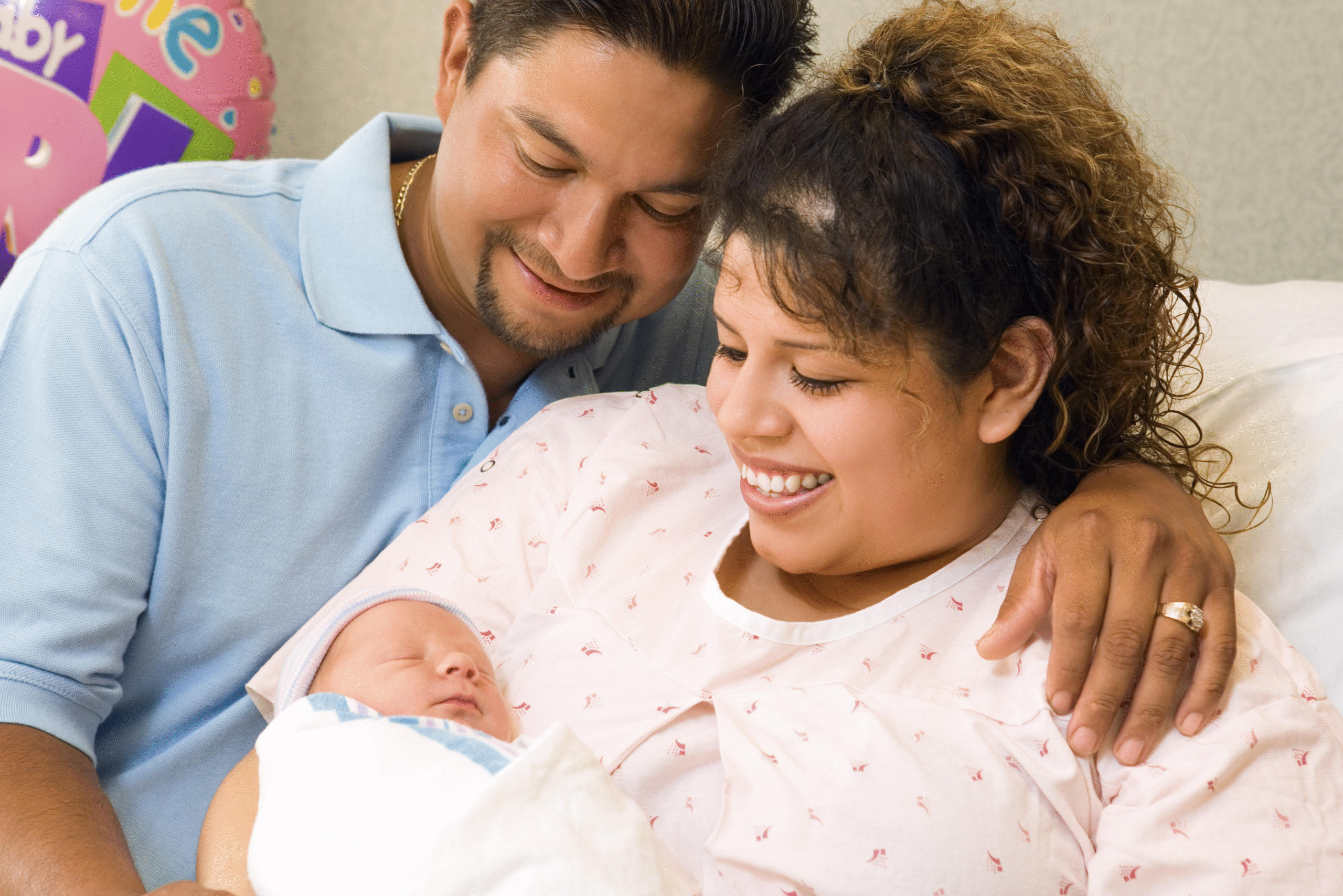 Family in hospital