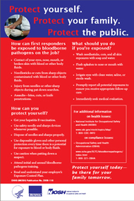 First Responders: Informational Poster on Bloodborne Pathogen Exposures
