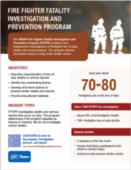 Fire Fighter Fatality Investigation and Prevention Program (FFFIPP) - document number 2020-127