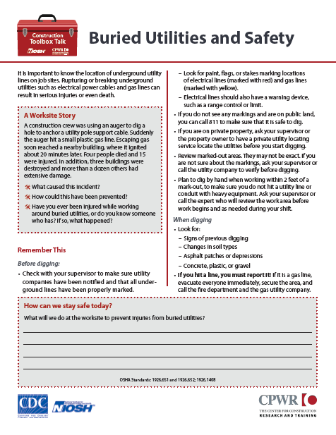 Buried Utilities Safety	2022-139 Cover Image