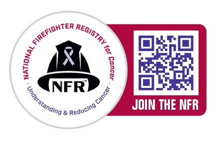 Join the National Firefighter Registry for Cancer - Understanding & Reducing Cancer - QR code