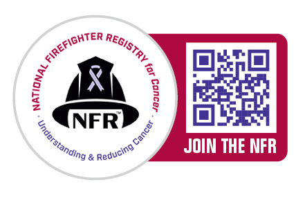 Join the National Firefighter Registry for Cancer - Understanding & Reducing Cancer - QR code