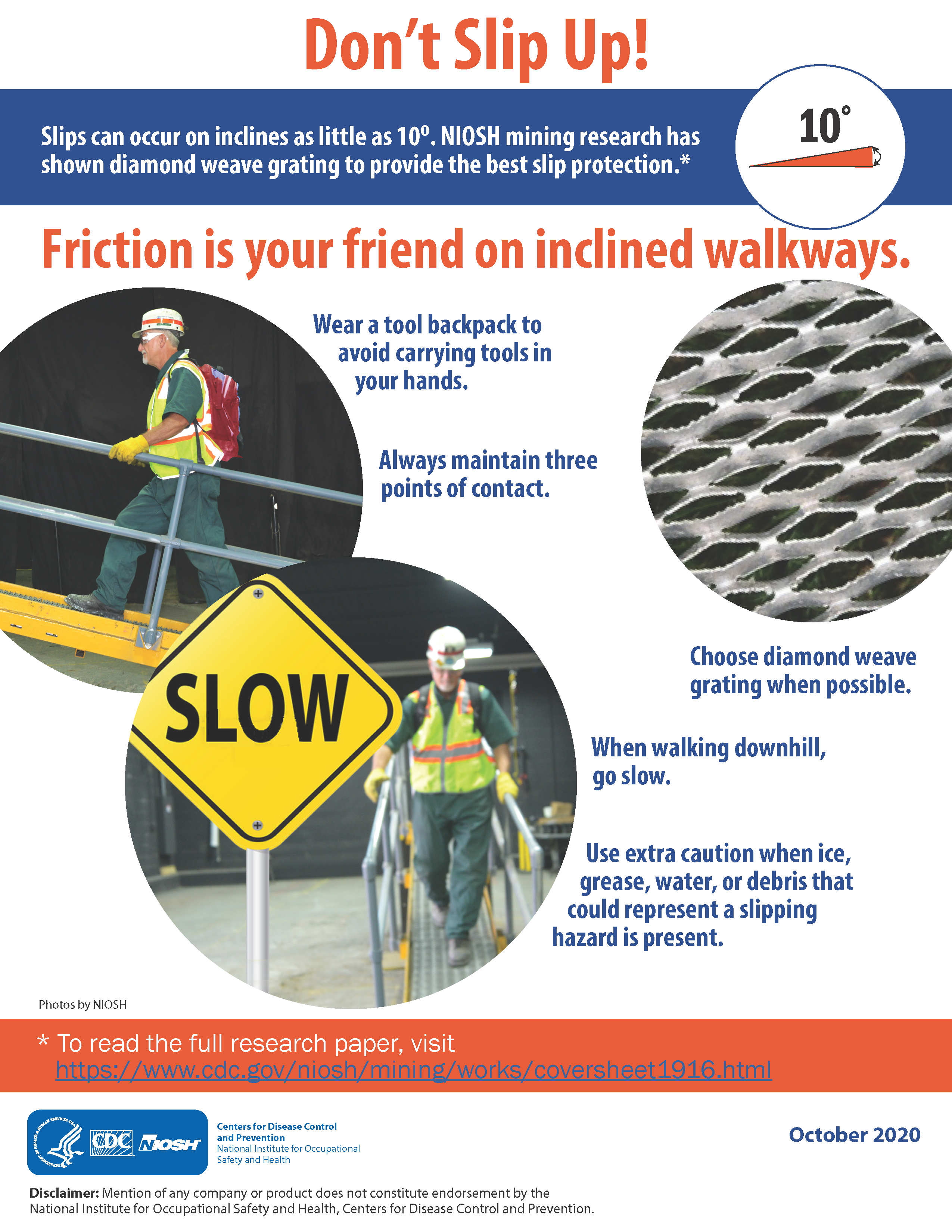 Learn about where slips occur and the best type of protection.