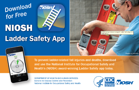 Graphic for the ladder safety app